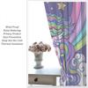 Kids Unicorn Curtains Purple Cartoon Rainbow Room Boys Girls Baby Decor Living Blackout Made Of Polyester Window Treatment
