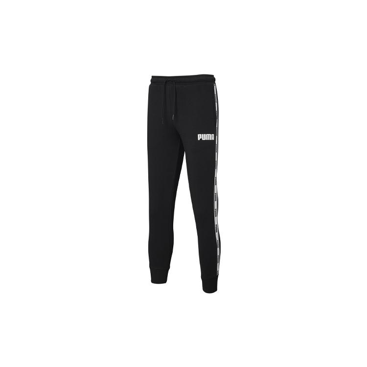 PUMA Tape Tracksuit Pant Black White Men s 587003-01 S