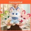 Plush Fantasy Fox Toy Soft Short Fur Stuffed Animal Doll For Kids Birthday Gift