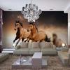 Papier Peint Photo 3d Stéréo Cheval au Galop Murale Salon Hôtel Bureau Décor Classique Intérieur Papier Peint 3d Fresque