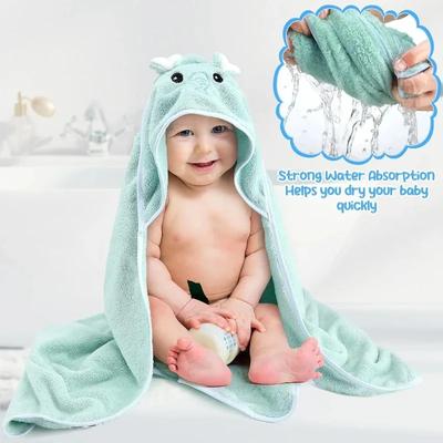 1~3PCS Cartoon Animal Baby Bath Towels Soft Newborn Hooded Towel Blanket Toddler Bathrobe Warm Sleep Swaddle Wrap Boys and Girls