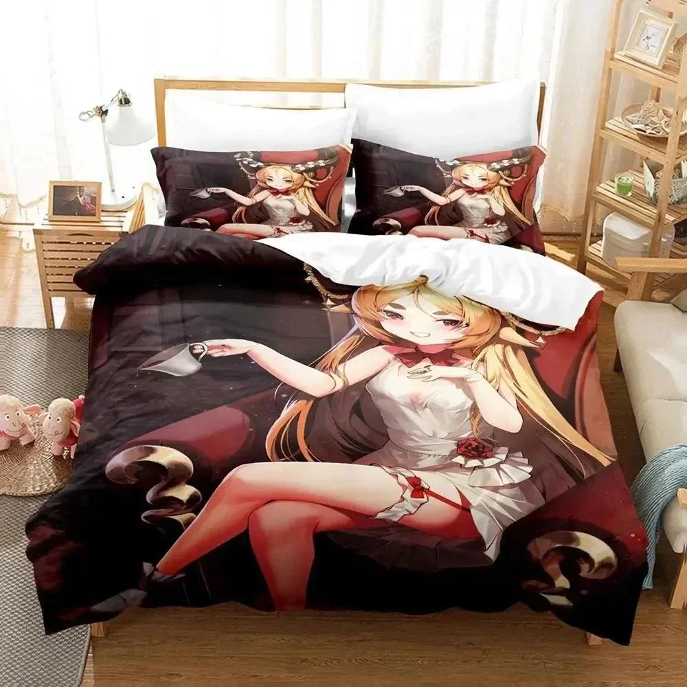 Anime Echocalypse Game Printed Bed Set Duvet Cover Pillowcase Bedding Set Bed Linen Sheet Quilt Cover Full Queen King Size