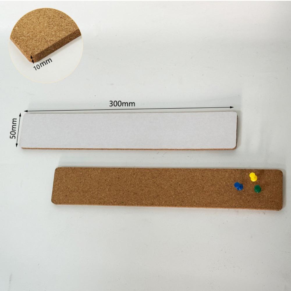 Cork Material Pushpin Cork Board Self Adhesive Wall Message Board  Photos Wall Decor