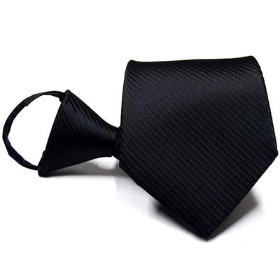[ZooooM] Easy No-Tie Tie - Convenient for Businessmen, Work, Dress Shirts, and Formal Occasions - Zipper Closure - Stylish and Fashionable for Men