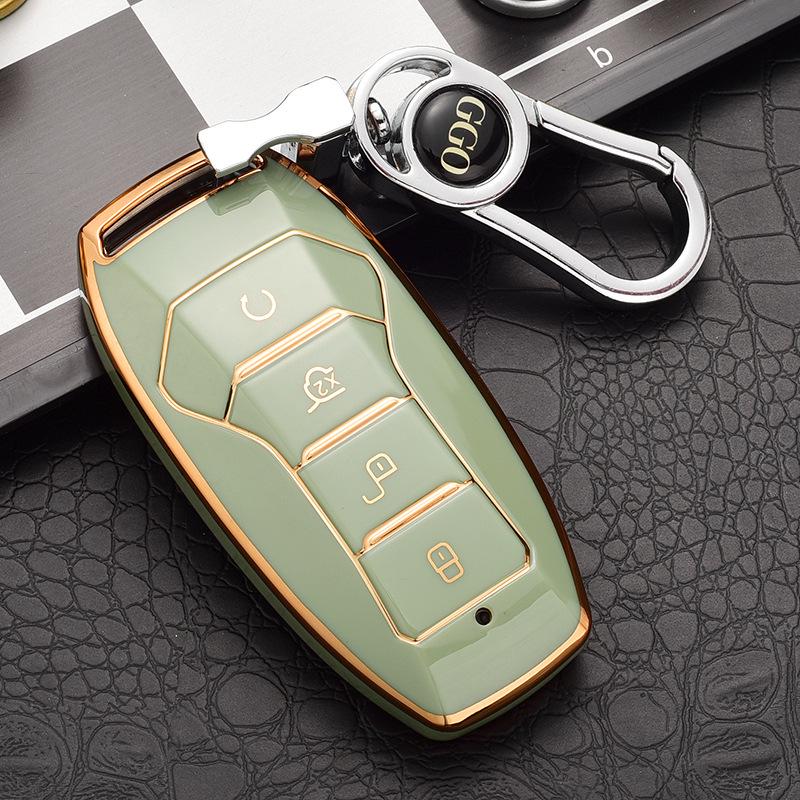 BYD Car Key Cover: Compatible with Qin PLUS, Tang DMI, Dolphin, E2, Song Pro, QinHan EV, E6, and Yuan Models.