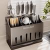 With Drain Tray Cutlery Holder Stainless Steel Spoon Fork Organizer Chopstick Cage  Home