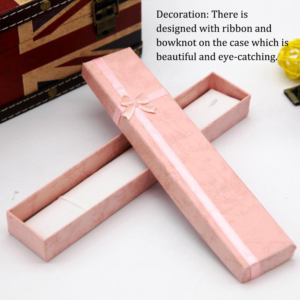 Jewelry Gift Box DIY Bracelet Packaging Case Decorative Dresser Display Holder Reusable Wedding Organizer with Ribbon