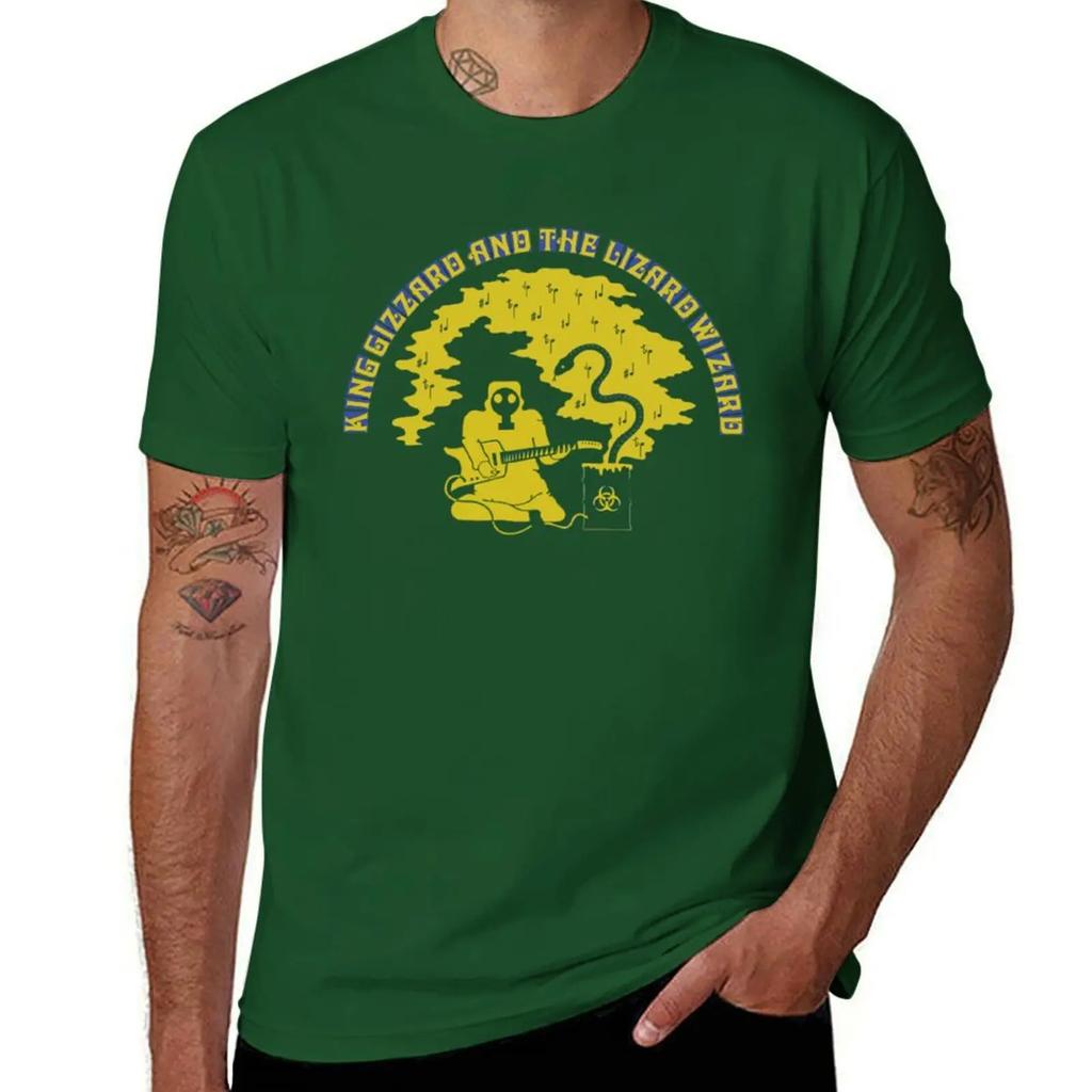 King Gizzard And the Lizard Wizard Flying Microtonal Banana T-Shirt Anime Figures Tee Shirts for Men