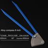 Screw-on Design Marking Gauge Alloy Steel Spring Compass Industrial Marking Gaug