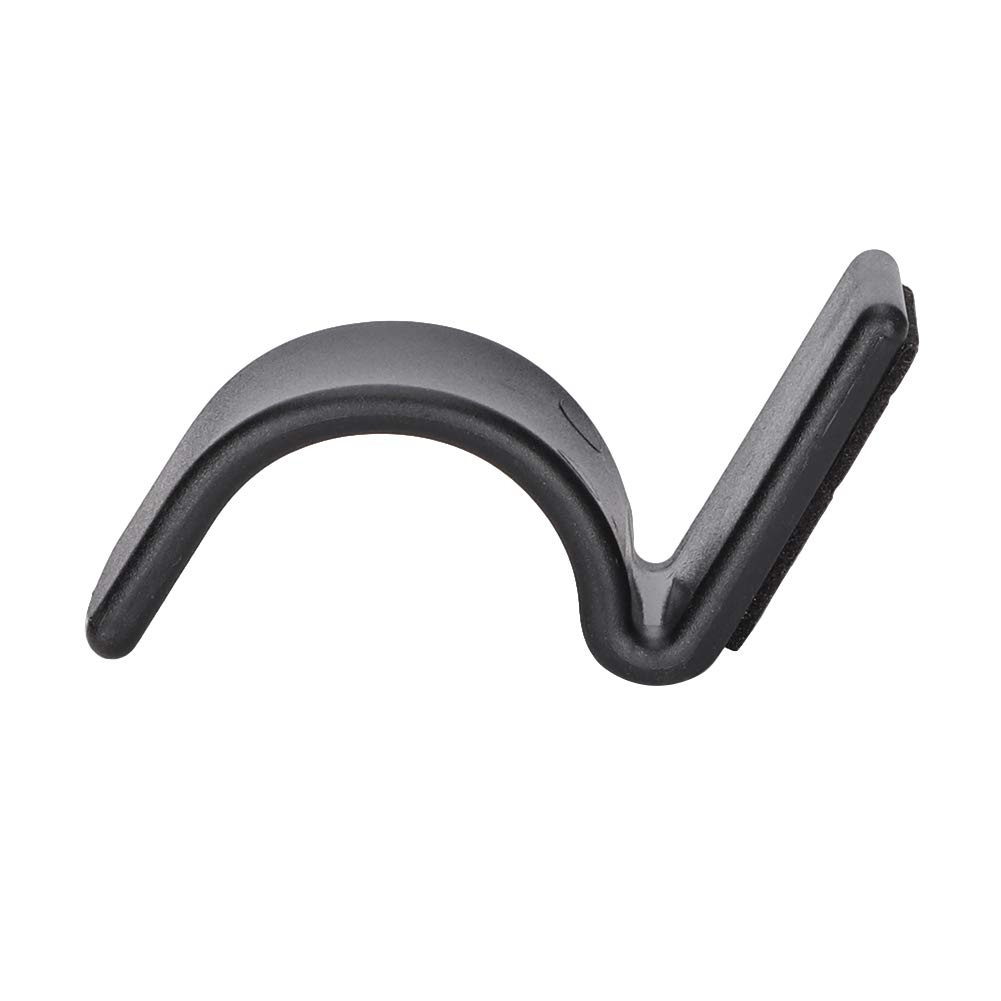 Call Center Headset H1000 RJ9 Crystal Head Earhook Cordless Phone Headset Noise Cancelling Rear-Mount Headphones with Mic for Phone Calls (No Adapter)