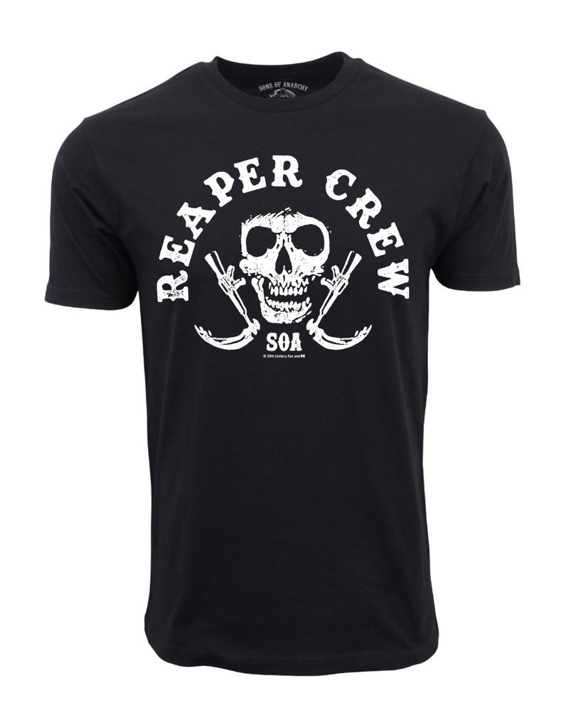 TheSonsOfAnarchy Reaper Crew Unisexs Black Graphic T Shirt