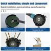Multi-Specification 2-13mm Drill Bit Grinder; Portable Abrasive Power Drill Grinding Tool