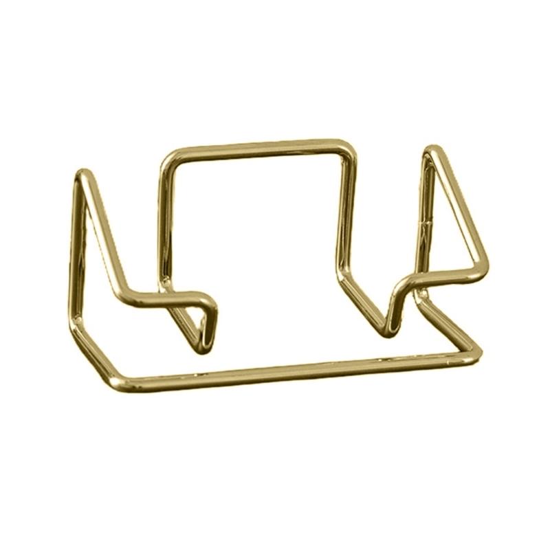 Professional Metal Card Organiser For Business Meeting And Conference Desktop Business Card Display Stand Hold 70 Sheets