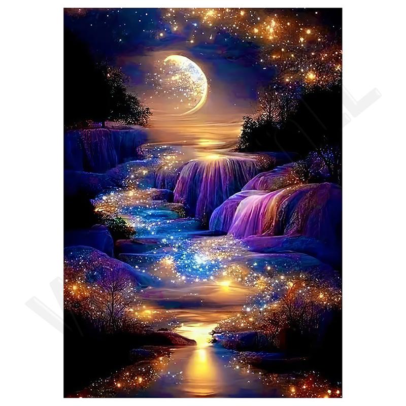 New Mosaic 5D Diy Diamond Paintings 30x40 Cm New 2025 Wall Art Pictures Diamond Art Painting Kits Accessories Paint Full Crystal