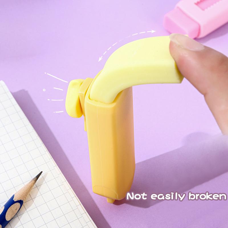 Wysuwana gumka do ścierania Push-Pull Przenośna Jednokolorowe Serce Gumka Bez Śladów Dla Uczniów Artykuły Papiernicze Artykuły Szkolne Akcesoria