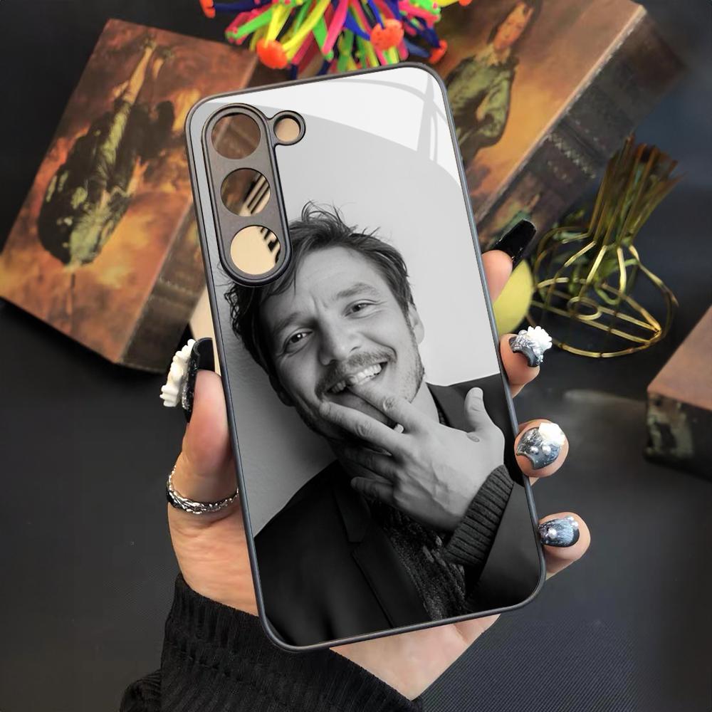 

Pedro Pascal Collage Pics Phone Case For Samsung Galaxy S25 S24 S23 S22 S20 S21 Note20 Ultra Plus Fe Colored Silver Cover Galaxy S20