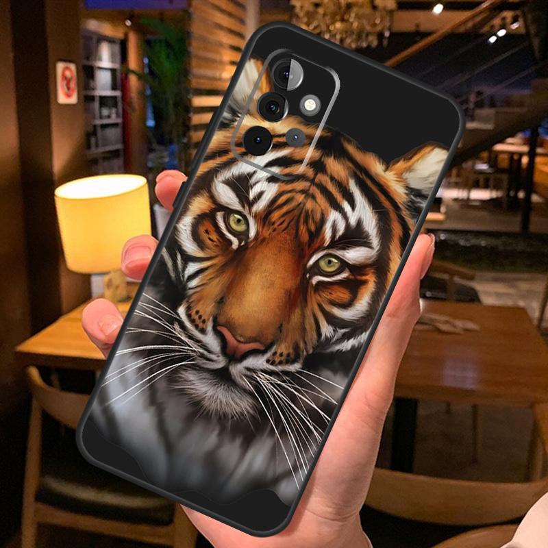 Animal Tiger Case For Samsung Galaxy A36 A56 A26 A16 A06 A53 A33 A13 A12 A32 A52 A55 A35 A15 A54 A34 A14