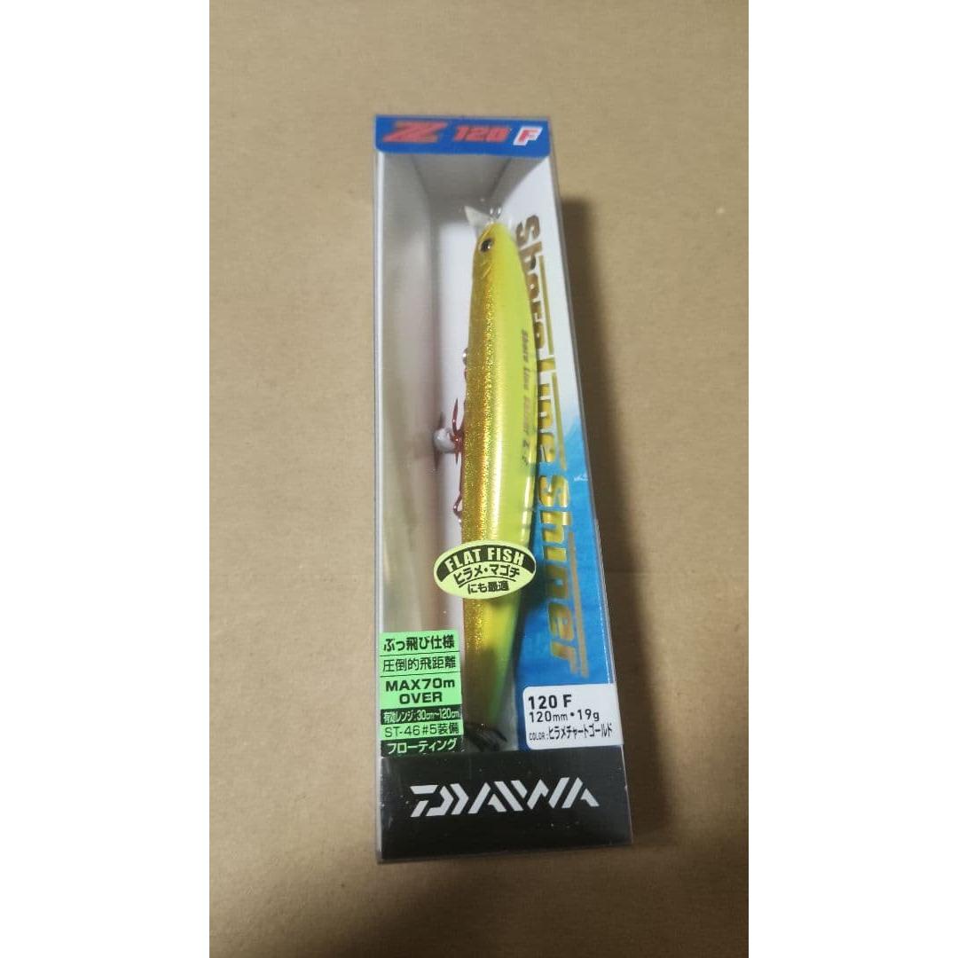 Used Daiwa Shoreline Shiner Z 120F Flounder Chart Gold