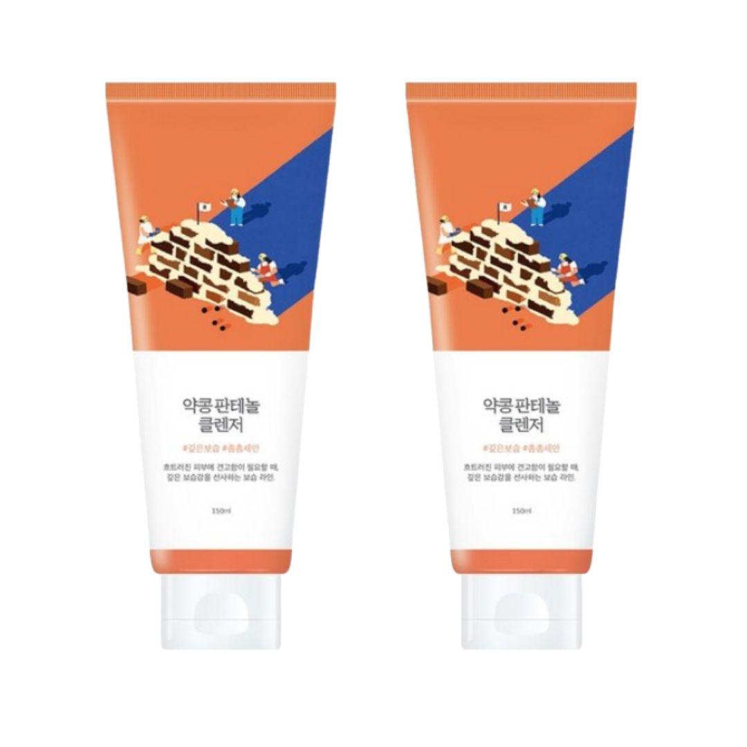 ROUND LAB Soybean Panthenol Cleanser Gentle Hydrating Facial Cleanser 150ml x2