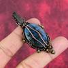Tree of Life Labradorite Pendant Copper Wire Wrapped Pendant Handmade Pendant Rainbow Moonstone Pendant Gift for Her Gemstone Copper Jewelry