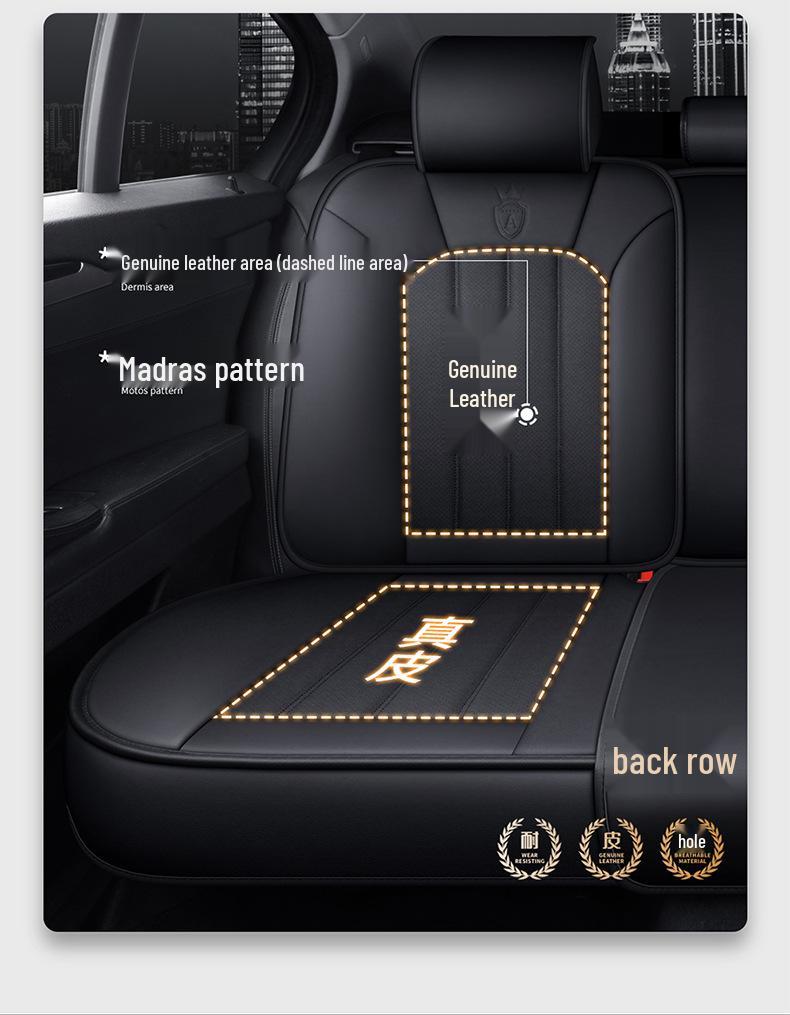 2020 Teramont X & Tiguan L Genuine Leather Seat Cushion for Tayron, T-Roc, and Magotan Models