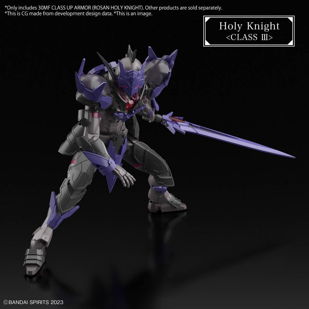 Bandai Spirits 30mf Class Up Armor Rozan Holy Night, farbcodiertes Kunststoffmodell, mehrfarbig, Rozan Holy Night