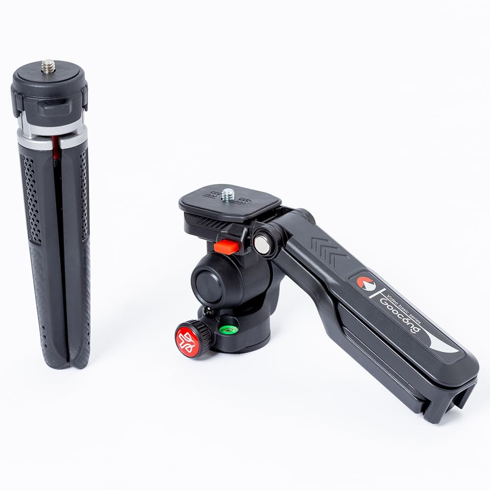 Trépied de Table Goocong pour Vidéos avec Support Bas et Support pour Smartphone