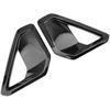 ABS Front Bumper Side Air Vent Cover Fog Light Lamp Decor Cover Front Bumper Middle Mesh Cover Compatible with Hyundai Kona 2024 2025 SX2 Accessories