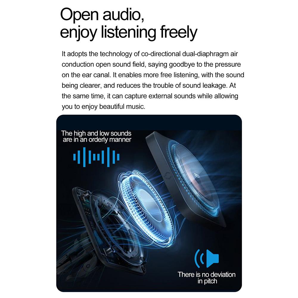 W100B Business Style AI Real-Time Translation Voice Assistant Smart Glasses Bluetooth-Compatible Fashion Eyewear