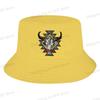 Geometric Bull Skull Unisex Foldable fisherman hat  Men And Women Outdoor sports cap Creative Gift