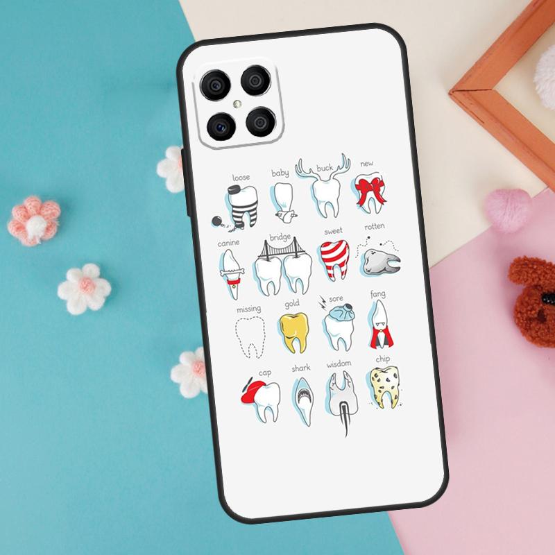 Dentist Dental Dent Tooth Case For Honor 200 Pro 50 70 90 X9a X8a X8 X9 X8b X9c X9b Honor Magic 7 Pro 5 6 Lite Cover