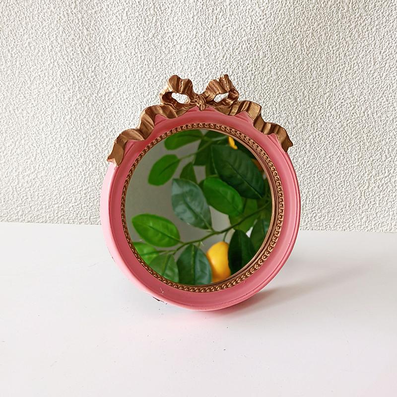 

1 шт. Миниатюрный декоративный органайзер-поднос для мелочей в античном стиле, смола, винтажный туалетный набор, 10,5x12 см 10x11