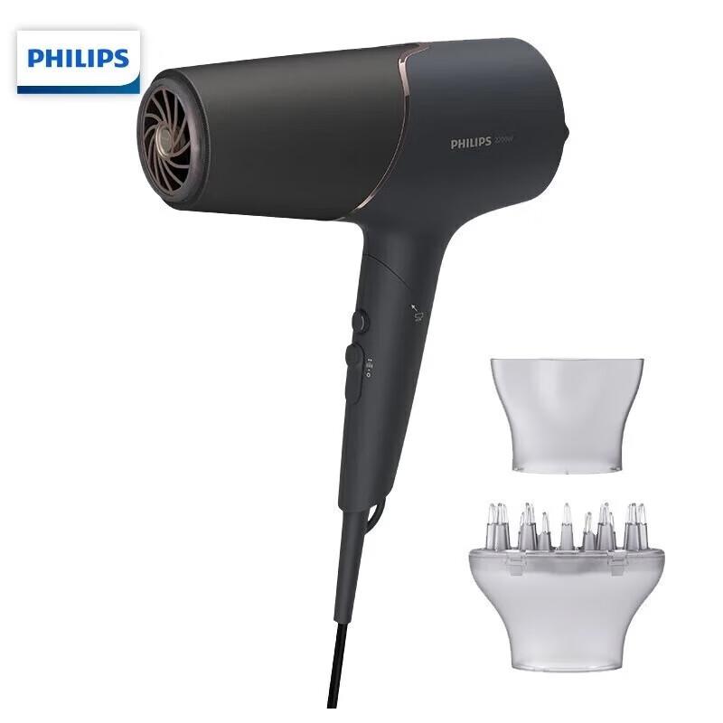 Philips BHD538/25 Hair Dryer with Mineral Zinc & Negative Ion Care CN plug (adapter included)
