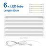 LED Under Cabinet Light 25W 50CM T8 LED Light Tube Aluminium Bar Ceiling Lamp For Study Shop Garage Workbench Warehouse Kitchen