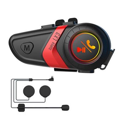 אוזניות קסדת אופנוע אלחוטיות Bluetooth 5.0 אוזניות דיבורית שיחה מוזיקה