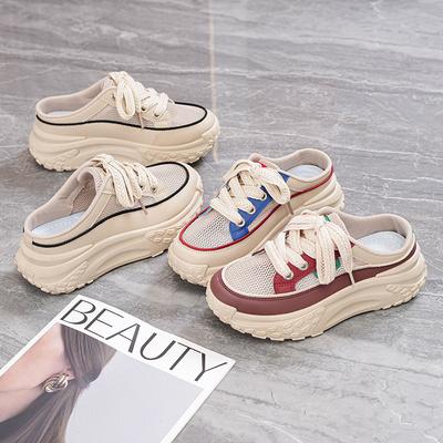 New Summer Baotou Half Slippers Ins Sandals Platform Shoes XYT