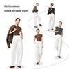 Yalida Women's High-Waist Loose Fit Banana Trousers