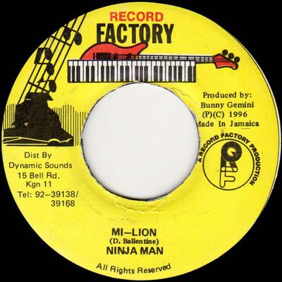 7inch Record NINJAMAN - Mi-Lion NONE Record Factory 1996 Jamaica Reggae, Ska & Dub Used