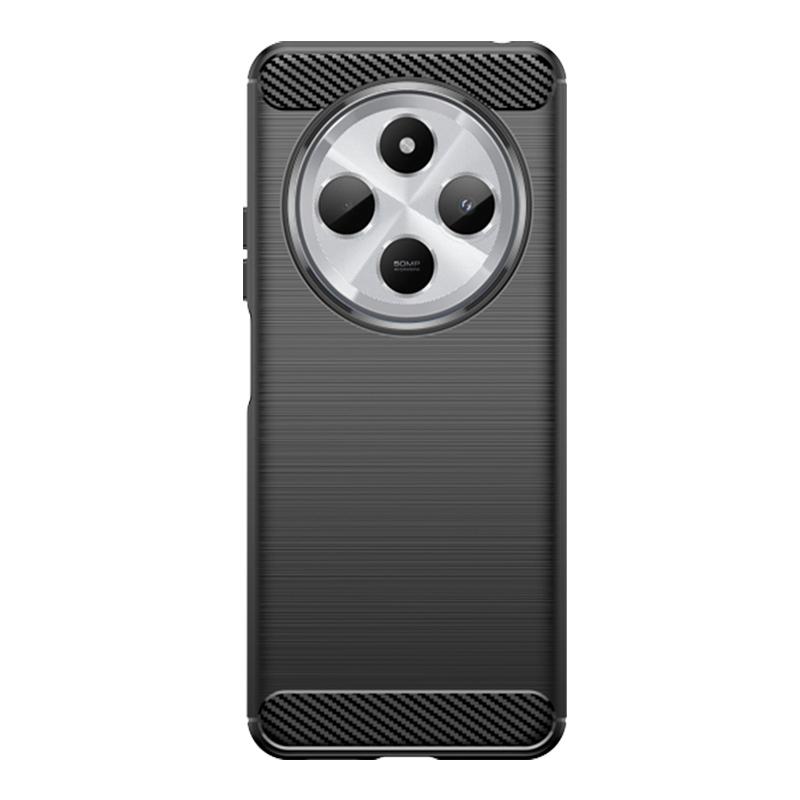 For Poco C75 Case Cover Xiaomi Poco C75 Capa Shockproof Armor Phone Bumper Carbon Fibre Back TPU Soft Cover Poco C75 C 75 Fundas