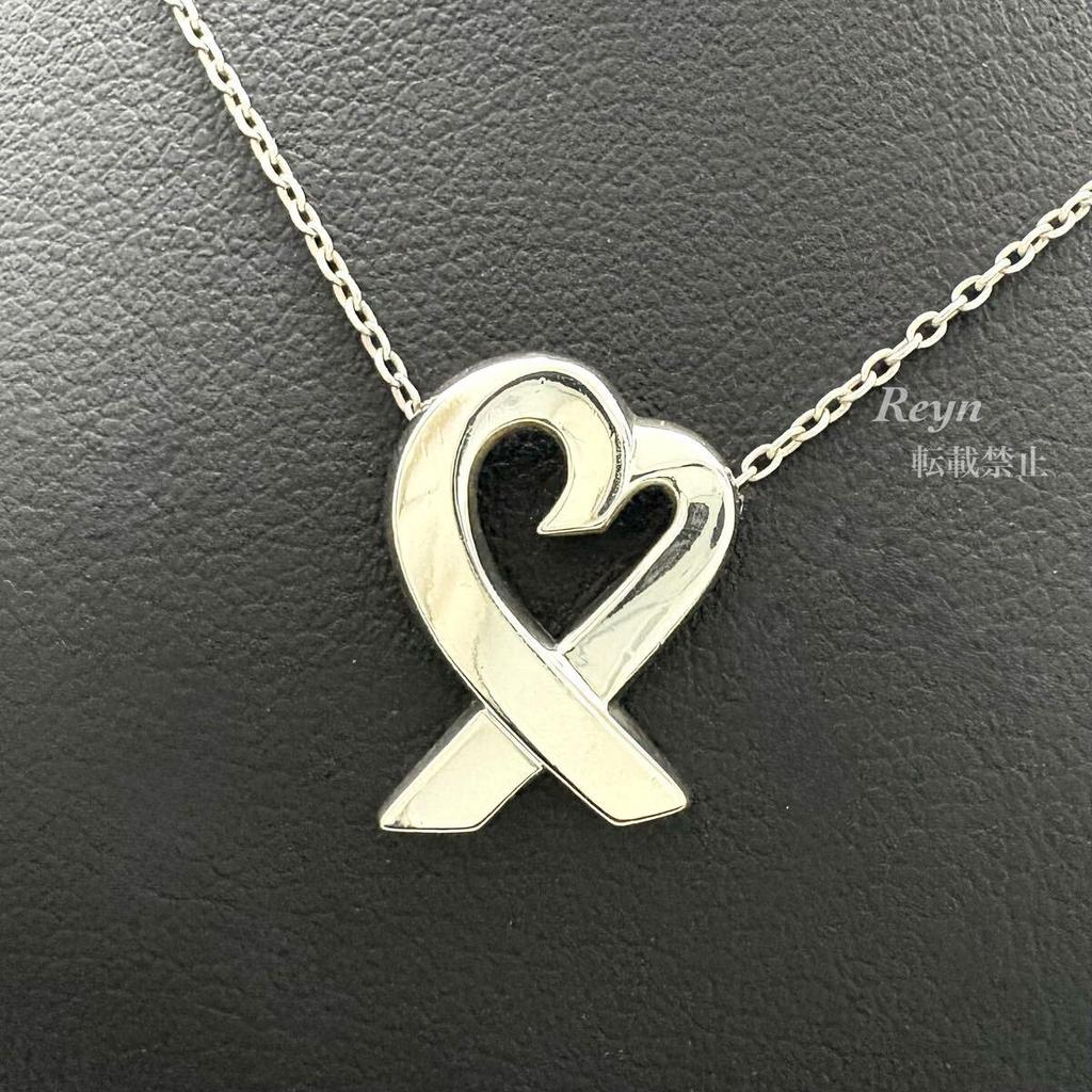 Used [New Polished] Tiffany & Co. Tiffany Silver 925 Paloma Picasso Loving Heart Necklace