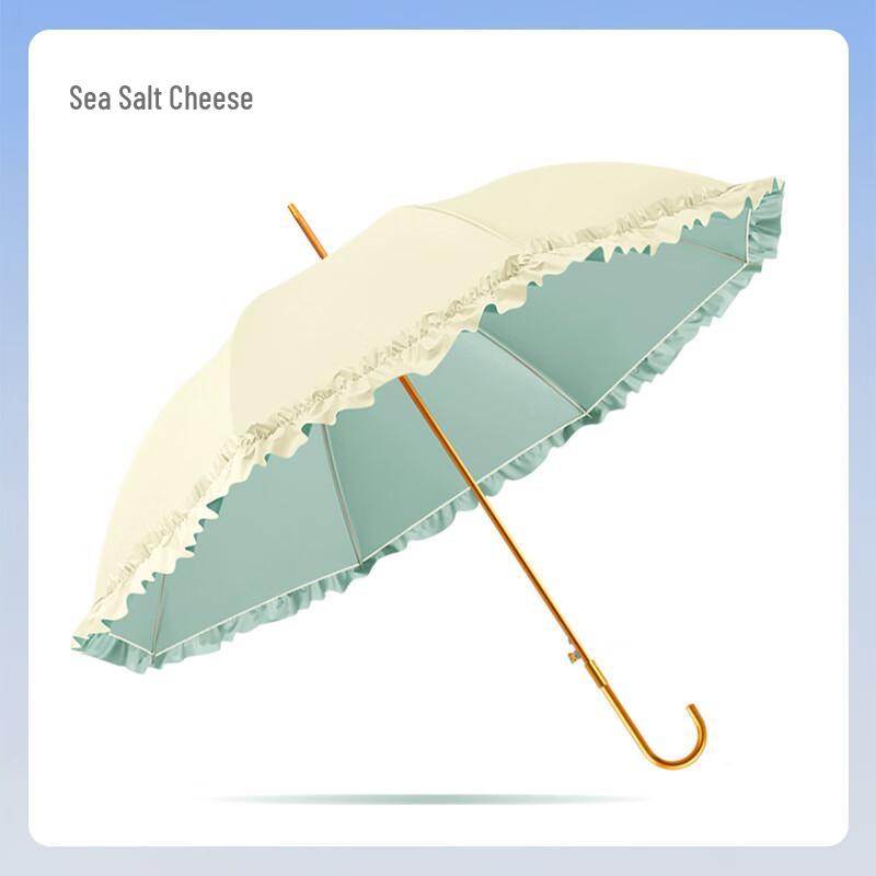 

OIMG Curved Handle Waterproof Sun & Rain Umbrella