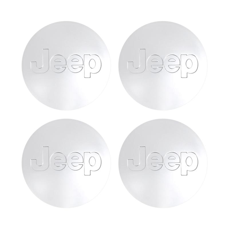 Kopphållare 4 st 63MM/55MM Metall Bilfälgnavkåpa Fälgcentrumkåpa För Jeep Renegade Wagoneer Avenger Recon Wrangler JK Gla