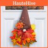 Ethnic Style Door Decoration With Maple Leaf Hat For Christmas And Holiday Celebrations