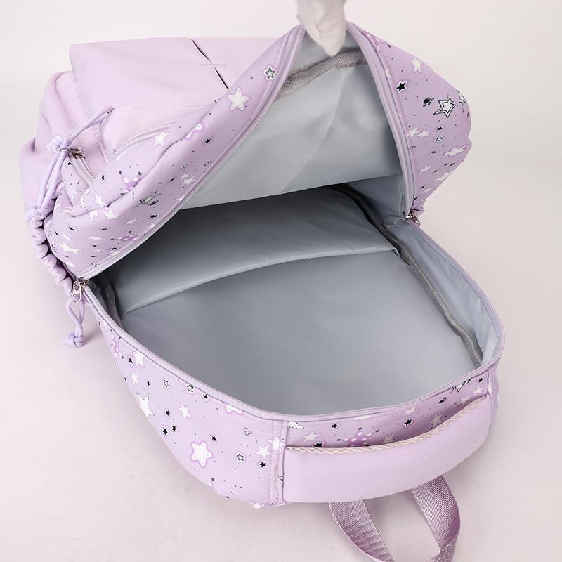 Lightweight Student Schoolbag Stars Print Women's Large Capacity Backpack