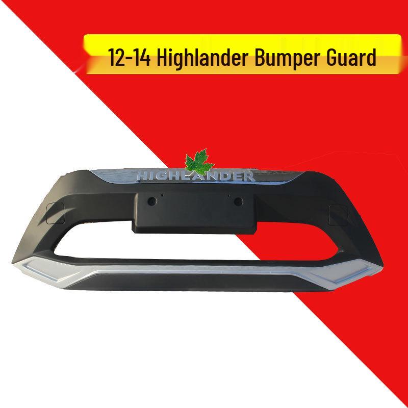 Highlander 12-14 Front & Rear Bumper Guard Decorative Bars