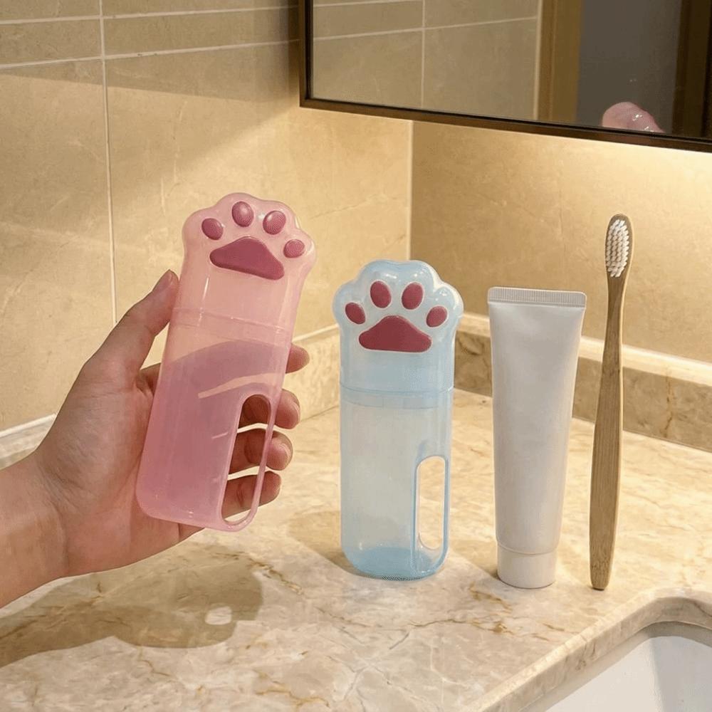 Plastic Toothbrush Storage Box Cute Portable Wash Cup Mouthwash Cup Business Trips