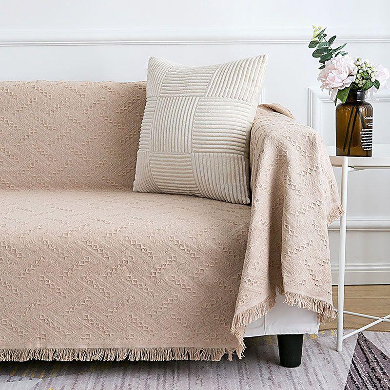 

Скандинавский темно-синий чехол для дивана, диванное полотенце, полное покрытие, тканевый крафт, пылезащитный чехол, украшение, номер-модель типа «постель и завтрак», чехол для дивана, Ins Khakis T lattice 130*180cm single sofa