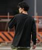 [GERRY] Custom Diamond Patch Long Sleeve Pocket T-Shirt