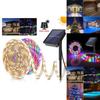 Waterproof Rgb Solar Led Light Strips For Courtyard And Home Decor 50000 Hours Life