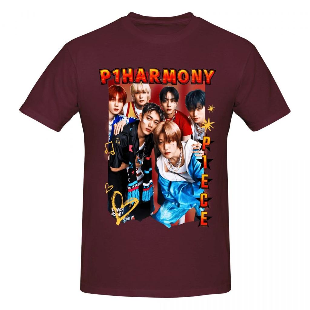 P1harmony Band Trending T Shirts Graphic Y2k Pops Quality Tshirts For Unisex Wounisex Clothes